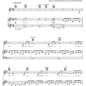 Il Divo My Way (A Mi Manera) Musik Noten - Piano, Vocal & Guitar Chords - 52988-0