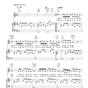 Il Divo She Musik Noten - Piano, Vocal & Guitar Chords - 45465-0