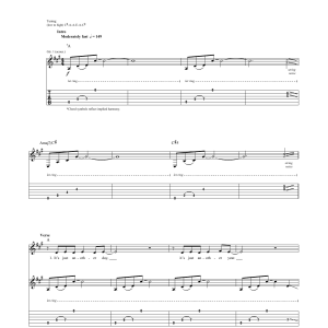 Imagine Dragons I Was Me Musik Noten - Guitar Tab - 162051-0