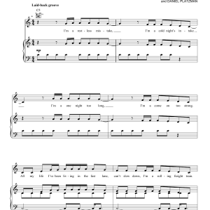 Imagine Dragons Polaroid Musik Noten - Piano, Vocal & Guitar Chords - 160576-0