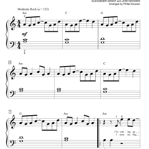 Imagine Dragons Radioactive (arr. Phillip Keveren) Musik Noten - Big Note Piano - 162126-0