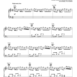Imagine Dragons The Fall Musik Noten - Piano, Vocal & Guitar Chords - 160573-0