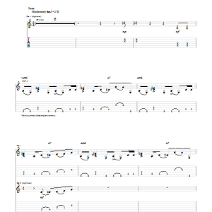 Incubus Priceless Musik Noten - Guitar Tab - 27545-0