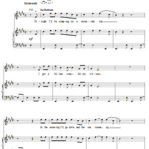 Indigo Girls Bitterroot Musik Noten - Piano, Vocal & Guitar Chords - 22097-0