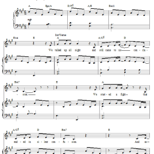 Indigo Girls Deconstruction Musik Noten - Piano, Vocal & Guitar Chords - 22103-0