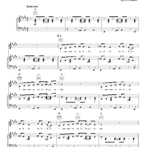 Ingrid Michaelson Be OK Musik Noten - Piano, Vocal & Guitar Chords - 87981-0