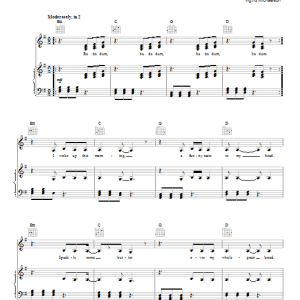 Ingrid Michaelson Die Alone Musik Noten - Piano, Vocal & Guitar Chords - 87968-0
