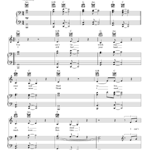 Ingrid Michaelson Drink You Gone Musik Noten - Piano, Vocal & Guitar Chords - 174752-0