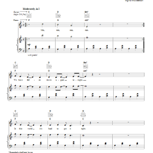 Ingrid Michaelson Everybody Musik Noten - Piano, Vocal & Guitar Chords - 87943-0
