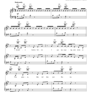 Ingrid Michaelson Hell No Musik Noten - Piano, Vocal & Guitar Chords - 174748-0
