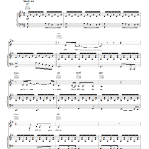 Ingrid Michaelson Masochist Musik Noten - Piano, Vocal & Guitar Chords - 87918-0
