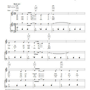 Ingrid Michaelson Oh What A Day Musik Noten - Piano, Vocal & Guitar Chords - 87915-0