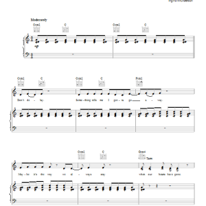 Ingrid Michaelson Once Was Love Musik Noten - Piano, Vocal & Guitar Chords - 87927-0