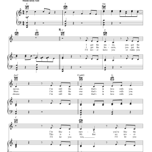 Ingrid Michaelson Still The One Musik Noten - Piano, Vocal & Guitar Chords - 174754-0