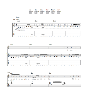 Interpol The Scale Musik Noten - Guitar Tab - 39704-0