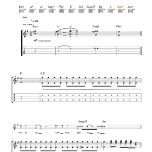 Interpol Who Do You Think Musik Noten - Guitar Tab - 39684-0