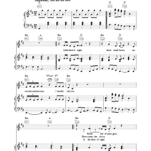 INXS By My Side Musik Noten - Piano, Vocal & Guitar Chords - 32638-0