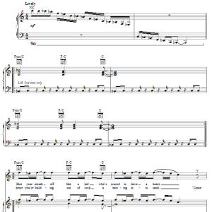 INXS Don't Lose Your Head Musik Noten - Piano, Vocal & Guitar Chords - 29556-0