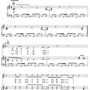 INXS Elegantly Wasted Musik Noten - Piano, Vocal & Guitar Chords - 29557-0