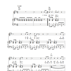 INXS Listen Like Thieves Musik Noten - Piano, Vocal & Guitar Chords - 32629-0