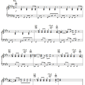 INXS The One Thing Musik Noten - Piano, Vocal & Guitar Chords - 29560-0