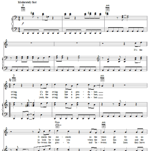 INXS The Swing Musik Noten - Piano, Vocal & Guitar Chords - 29441-0