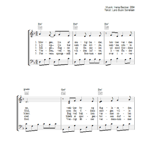 Irene Becker Morgen, Lys Af Muligheder Musik Noten - Piano, Vocal & Guitar Chords - 34151-0
