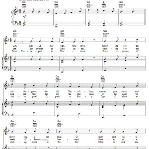 Irish Folksong Follow Me Up To Carlow Musik Noten - Piano, Vocal & Guitar Chords - 56840-0