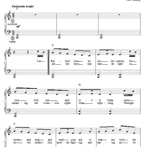 Irish Folksong Garryowen Musik Noten - Accordion - 55409-0