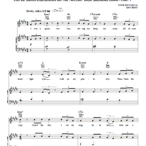Iron & Wine Flightless Bird, American Mouth (Wedding Version) Musik Noten - Piano, Vocal & Guitar Chords - 89993-0