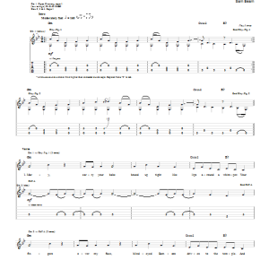 Iron & Wine Freedom Hangs Like Heaven Musik Noten - Easy Guitar - 86149-0