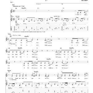 Iron & Wine My Lady's House Musik Noten - Easy Guitar - 86138-0