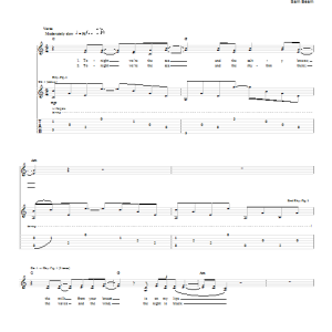 Iron & Wine The Sea And The Rhythm Musik Noten - Easy Guitar - 86141-0