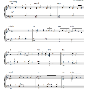 Irving Berlin Blue Skies [Jazz version] (arr. Brent Edstrom) Musik Noten - Piano Solo - 96747-0