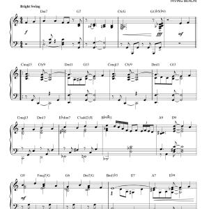 Irving Berlin Cheek To Cheek [Jazz version] (arr. Brent Edstrom) Musik Noten - Piano Solo - 158244-0