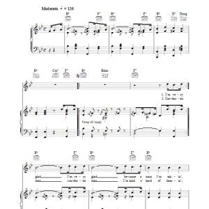Irving Berlin I Want To Be In Dixie Musik Noten - Piano, Vocal & Guitar Chords - 37042-0