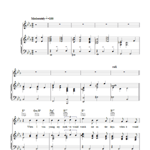 Irving Berlin It's A Lovely Day Tomorrow Musik Noten - Piano, Vocal & Guitar Chords - 107005-0