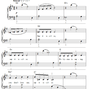 Irving Berlin Say It Isn't So (arr. Phillip Keveren) Musik Noten - Easy Piano - 55910-0