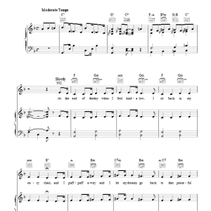 Irving Kahal Corn Silk Musik Noten - Piano, Vocal & Guitar Chords - 40439-0