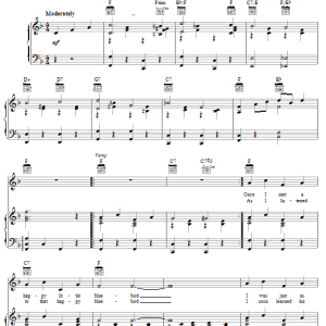 Irving Kahal Let A Smile Be Your Umbrella Musik Noten - Piano, Vocal & Guitar Chords - 24158-0