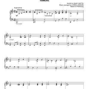 Isaac Watts When I Survey The Wondrous Cross Musik Noten - Piano Solo - 74520-0