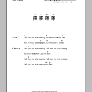 Isaiah G. Martin The Eastern Gate Musik Noten - Guitar Chords/Lyrics - 82431-0