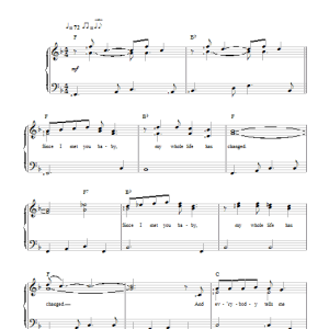 Ivory Joe Hunter Since I Met You Baby (abridged) Musik Noten - Easy Piano - 42802-0