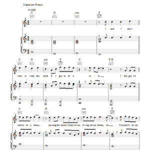 Iyaz Solo Musik Noten - Piano, Vocal & Guitar Chords - 102761-0