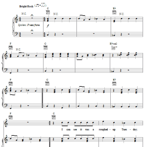J. Geils Band Freeze Frame Musik Noten - Piano, Vocal & Guitar Chords - 16695-0