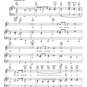 J. Mercer, J. Stafford & Pied Pipers Candy Musik Noten - Piano, Vocal & Guitar Chords - 94278-0