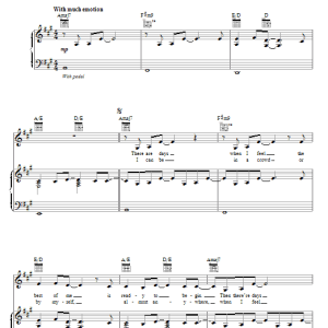 Jaci Velasquez On My Knees Musik Noten - Piano, Vocal & Guitar Chords - 73328-0