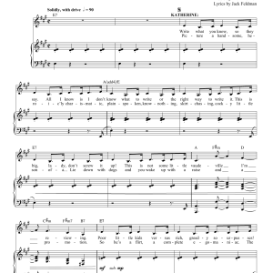 Jack Feldman Watch What Happens Musik Noten - Piano & Vocal - 175858-0