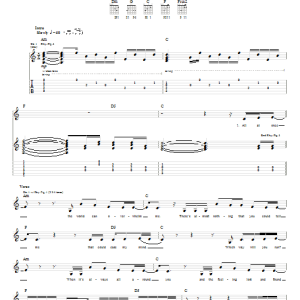 Jack Johnson All At Once Musik Noten - Guitar Tab - 64158-0
