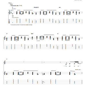 Jack Johnson Angel Musik Noten - Guitar Tab - 64168-0